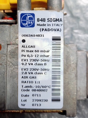Baxi main potterton gas - gas, valve