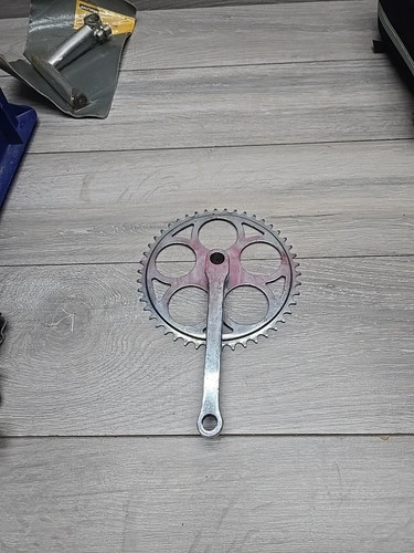 Vintage chrome crank arm - crank, hc170