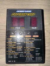 Hobbywing Esc Program Card 