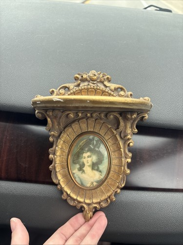 Antique gilded rococo wall - rococo,