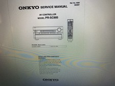 Onkyo Pr-sc885 Service Manual