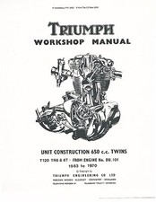Triumph workshop service