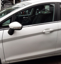 FORD FIESTA MK7 2009 - 2017 NSF PASSENGER FRONT DOOR IN FROZEN WHITE SHELL ONLY