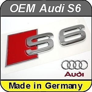 Oem audi chrome badge - audi,