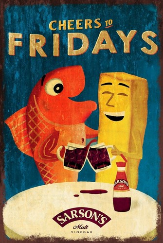 Fish and chips sarson - fish,
