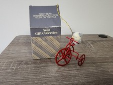 Vintage Avon Ornament Teddy On