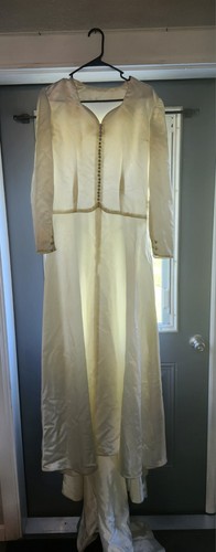 1940s liquid satin wedding