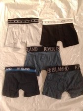 River Island Baby Boy's × 5 Pack Waistbranded Trunks Multi  Ages 18-24 Months