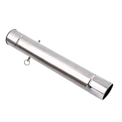 Stovepipe with damper - stovepipe, straight