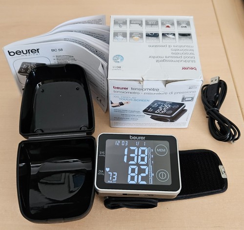 Beurer blood pressure monitor - pressure,