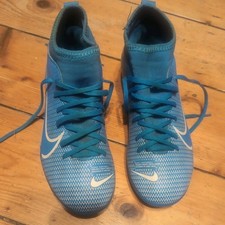 Nike Mercurial Superfly 7 VII Academy SG-PRO football boots Soccer  Blue Sz UK 1