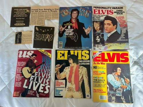 Elvis magazine collection with - magazine,