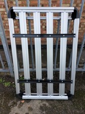 1.6M UNIVERSAL ALUMINIUM ROOF RACK BASKET TRAY LUGGAGE CARGO CARRIER 160 CM