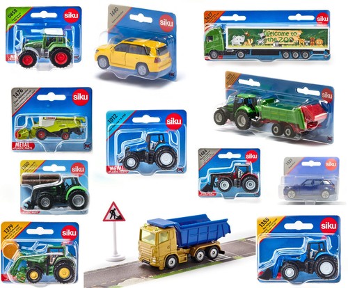 Siku diecast tractors - siku,