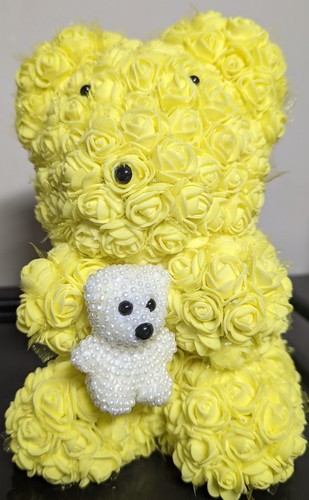 Bear with forever - bear, roses