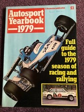 Motor sport racing book Autosport Yearbook 1979 includes rally