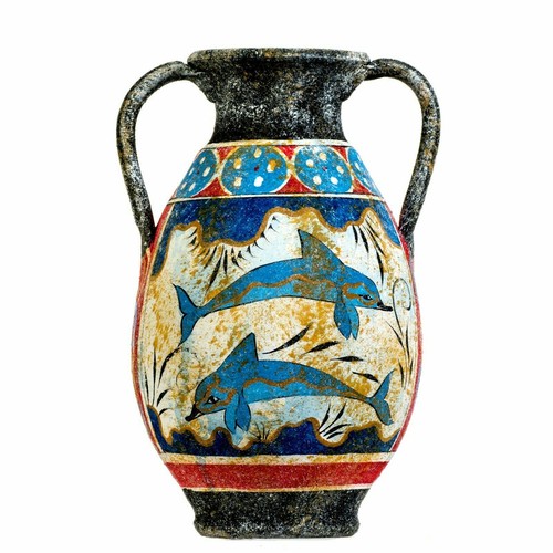Ancient greek minoan amphora - greek,