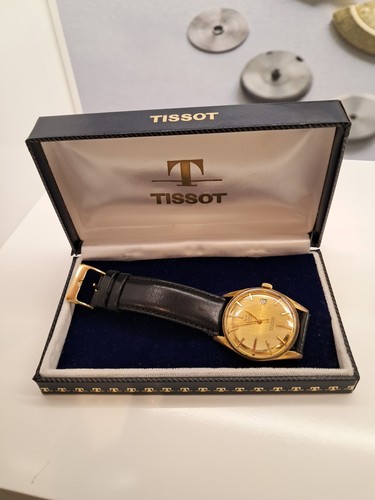 Tissot visodate gold mens - tissot,