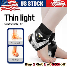 2 Pcs Adjustable Ankle Brace