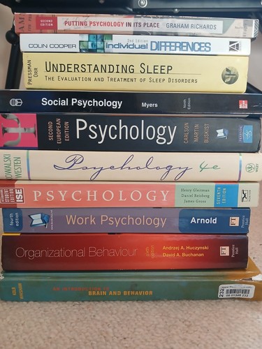 Psychology textbook bundle - textbook, job