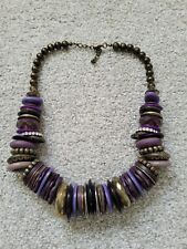 Phase Eight Chunky Purple Necklace 
