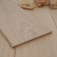 22CM Wide Prime Oak Floorboards - Engineered Wood Flooring - Unfinished ECH2P