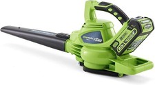 Greenworks 40V Cordless Battery Blower & Vacuum 185km/h Brushless GD40BV (24227)