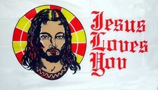 JESUS LOVES YOU FLAG 3X2