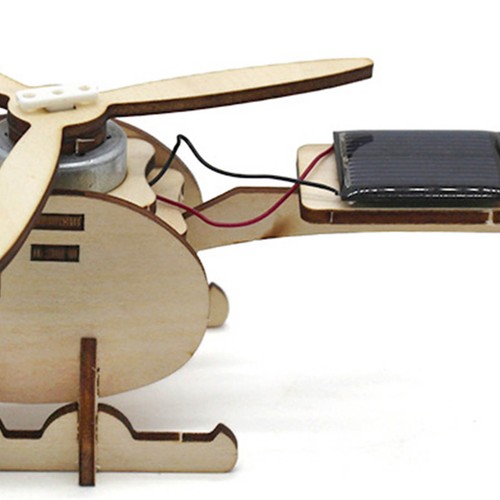 Solar powered wooden - solar,