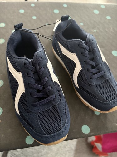 Boys blue white trainers from - blue,