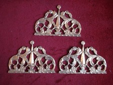 SET 3 LARGE CAST BRASS FRETS