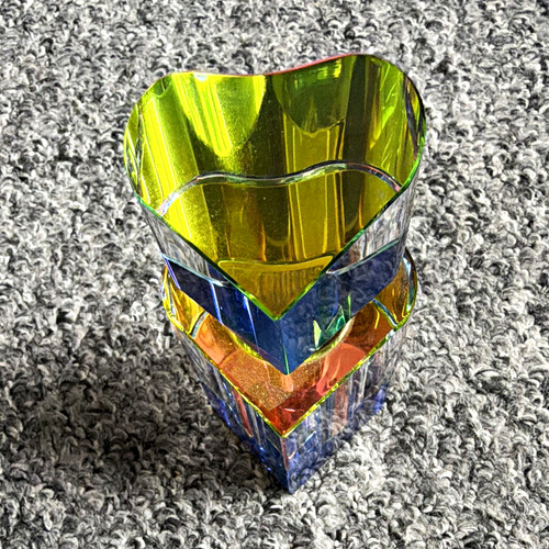 Set multicolour faceted - set, of