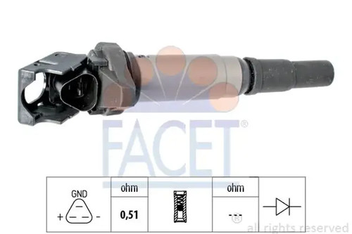 Ignition coil 6375 facet - coil,