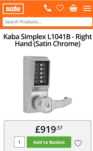 Kaba simplex 1000 1041b 26d - kaba, -26d
