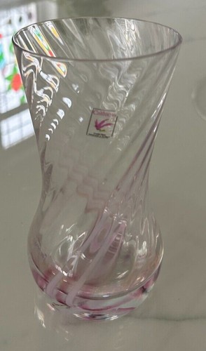 Vintage caithness glass vase - glass,