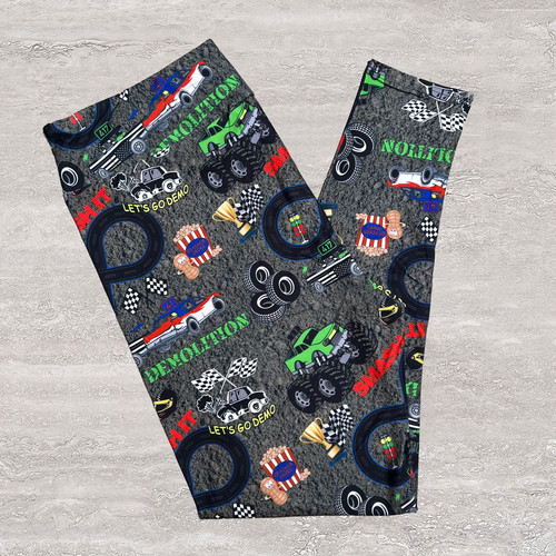 Demolition car derby print - car,