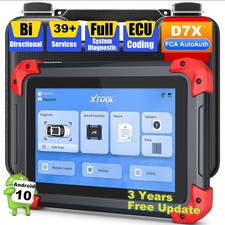 XTOOL D7X Bidirectional Diagnostic OBD2 Scanner Tool Key Programming ECU Coding