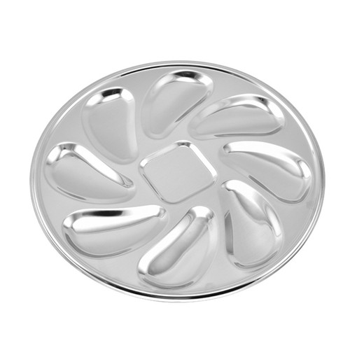 Oysters plate round shellfish - plate,