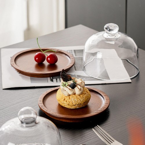 Cake plate with glass - cake,