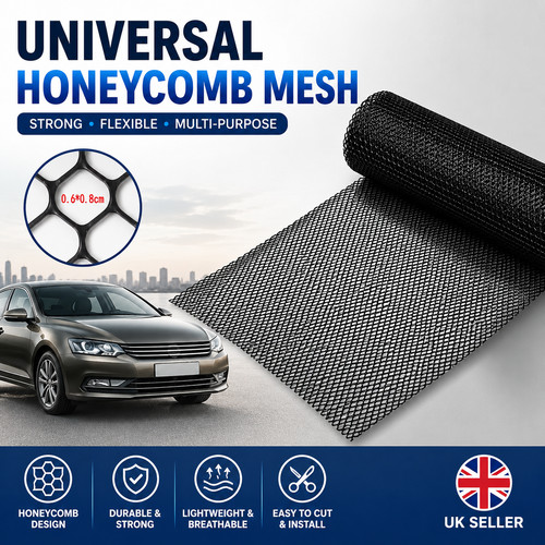 Universal honeycomb mesh black - mesh,