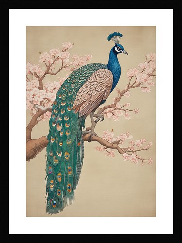 Luxurious peacock art - luxurious, print