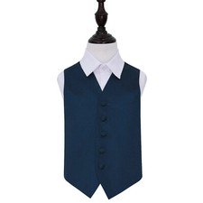 Navy blue satin plain - blue, solid