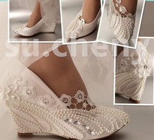 su.cheny 3" heel ivory lace