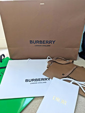 Luxury Fashion Brand Gift Paper Bags – Burberry, Prada, Dior, BV, Various Sizes