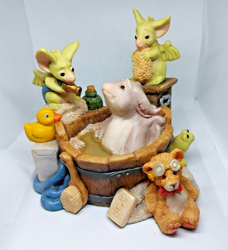 Pocket dragons bathing the - 'bathing,
