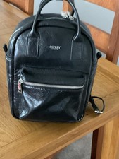 Osprey Black Leather Backpack