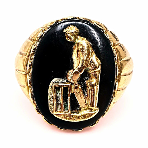 Vintage 1994 9ct gold - gold, black