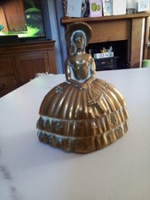brass welsh lady 3 inches tall