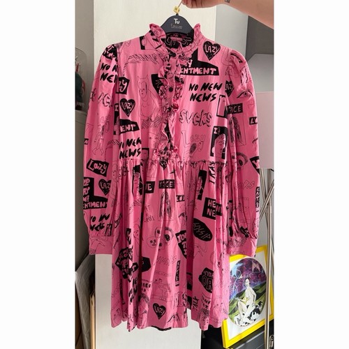 Lazy oaf band poster dress - oaf,