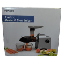 Parmedu Slow Masticating Juicer & Veg Grater Cold Press Juicer Easy to Clean